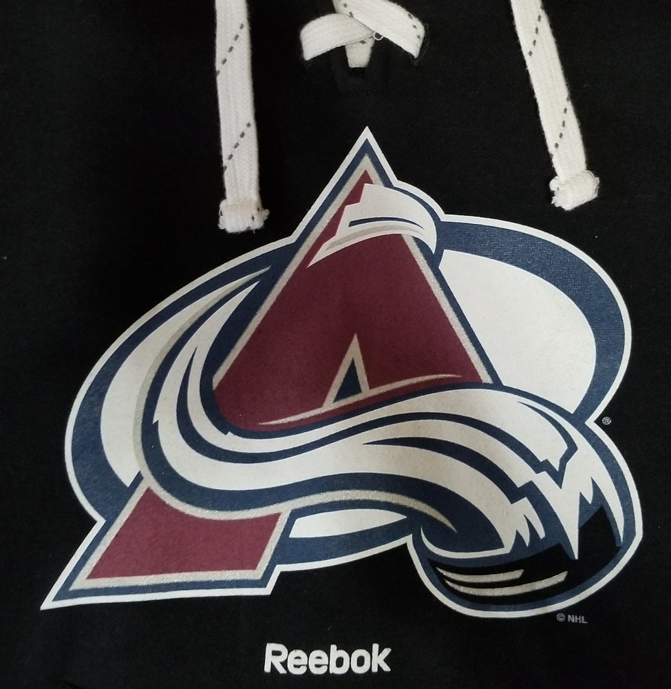 Colorado Avalanche Reebok hockey jersey hoodie